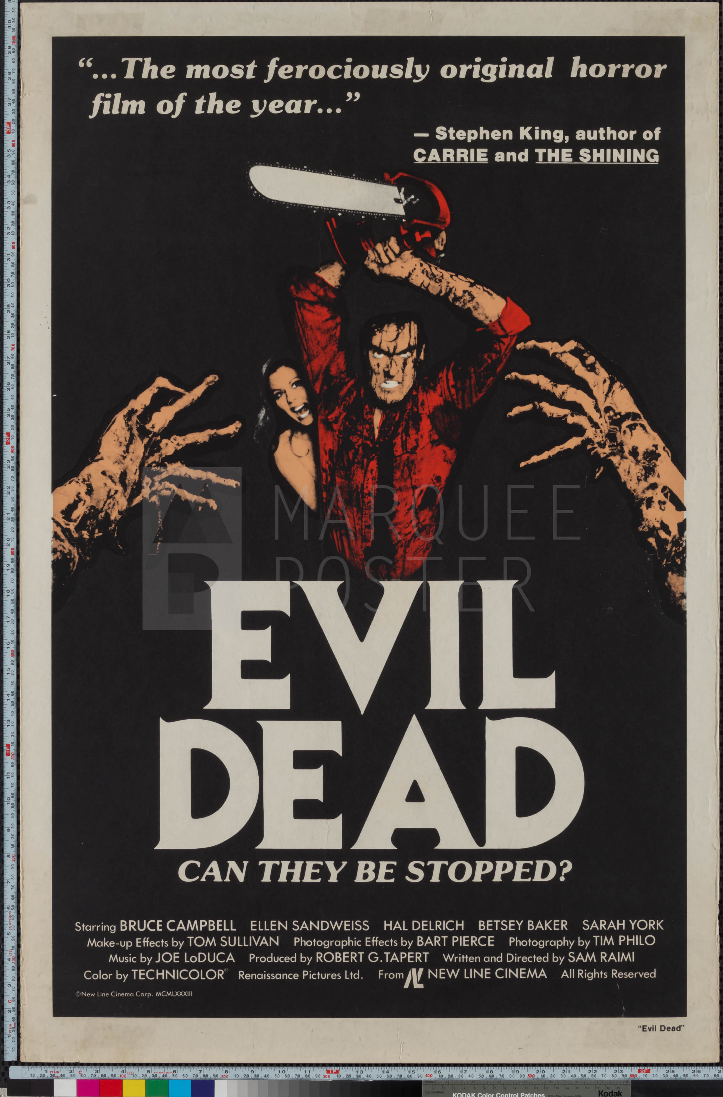 Marquee Poster  Evil Dead 1981 US 1-sheet